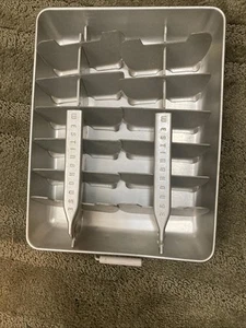 Bandeja congelador doble vintage para hacer cubitos de hielo WESTINGHOUSE de metal antiguo - Imagen 1 de 2