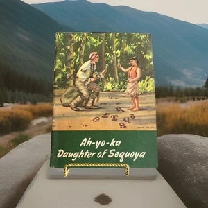 Real Great People Ah-yo-ka Sequoya 1951 Vintage Softcover Row-Peterson & Co - Bild 1 von 5