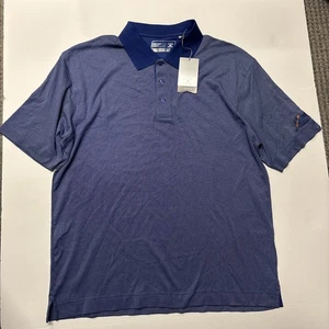 Cutter & Buck CB DryTec Polo Men's XL Blue Moisture Wicking Quick Dry Casual - Picture 1 of 4