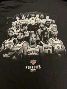 2025 NY Knicks Basketball Shirt Playoffs New York Size XL NBA SGA - Picture 1 of 1