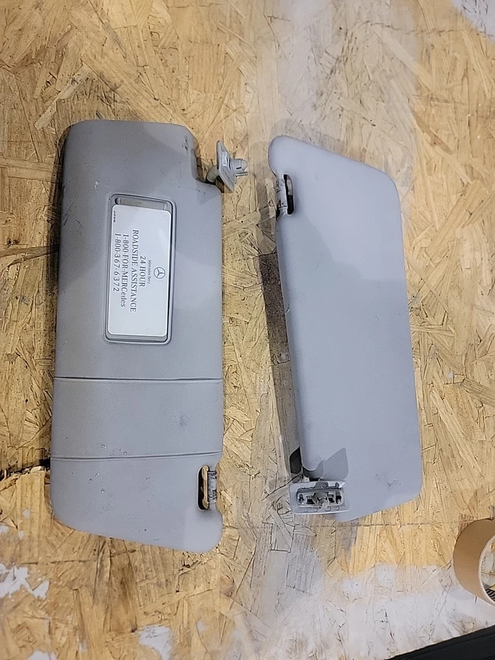 Пара солнцезащитных козырьков с откидным верхом Mercedes CLK430 A208 подходит для 2000 2001 2002 2003 00  - Изображение 1 из 3