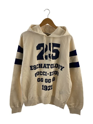 Felpa Gucci uomo S cotone con cappuccio panna 655469 #EG AGA