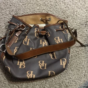 Dooney & Bourke Monogram Drawstring Purse - Picture 1 of 8