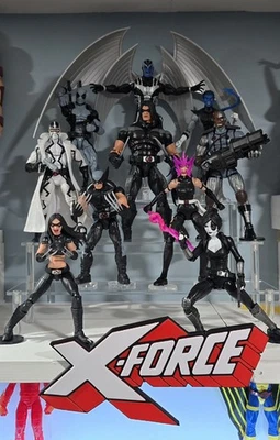 Marvel Legends Uncanny Xforce Lot Of 11 Psylocke Wolverine Domino - Image 1 of 4