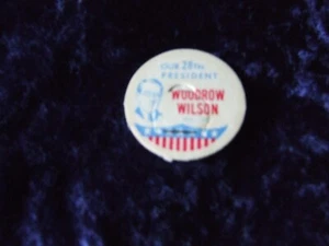 1960's President Woodrow Wilson Vintage Milk Bottle Cap (1964?) - Bild 1 von 2