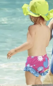 Pañal de baño reutilizable SwimSchool rosa nivel 1, 12 meses 18-22 libras cuatro capas ¡NUEVO! - Imagen 1 de 3