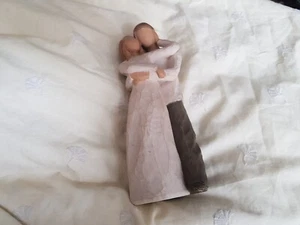 Neuwertig Zustand Hoher Weidenbaum zusammen Paar Figur Ornament - Bild 1 von 6
