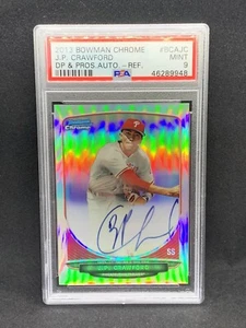 2013 Bowman Chrome Dp J.P.Crawford Refraktor Auto RC PSA 9 Mint Seeleute - Bild 1 von 2