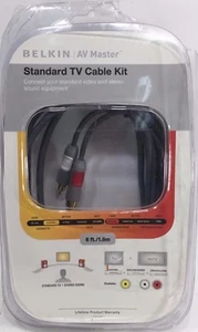 Belkin Pure AV Master RCA Audio/Composite Video Kit - 6ft (1.8M) - Picture 1 of 2