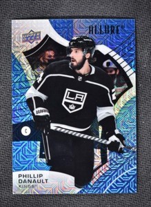 2021-22 UD Allure Base Blue Line #13 Phillip Danault /35 - Los Angeles Kings