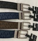 Michael Kors Men's Reversible MK Signature Leather 2in1 Dress Belt