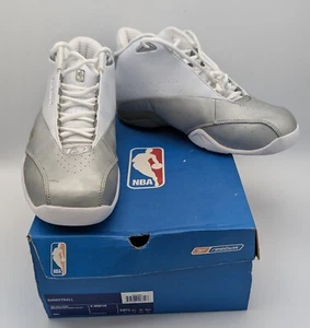 Selten Vintage neu Reebok NBA Isolation weiß Sonic silber Basketballschuhe Herren 10,5 - Bild 1 von 14