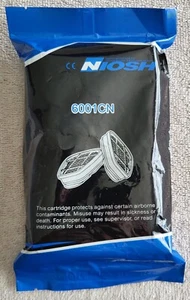 2 Pack 6001CN Cartridges for Cinmeda Respirator Mask, NIOSH Approved, New - Picture 1 of 2