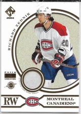 2003-04 PACIFIC PRIVATE STOCK RESERVE PATCH 175 RICHARD ZEDNIK 087/400 CANADIENS