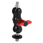 Arm Mount Adapter Multi Function Double Ballhead With Shoe Mount And 1/4 Inc Fd5