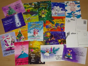 Diddl Postkarte WEIHNACHTSKARTE Frankreich französisch Kontiki Auswählen MOND - Bild 1 von 17