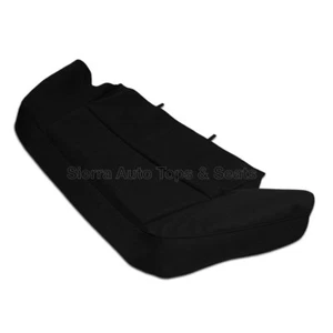 Cubierta de bota Jaguar XJS 89-93 con herrajes cosidos, tela de sarga negra - Imagen 1 de 4