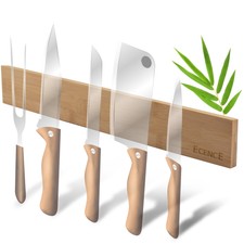 Barra per coltelli legno bambù magnetica blocco coltello supporto coltello barra magnetica