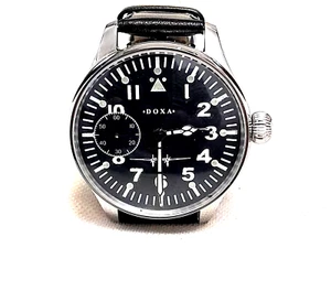 Rare BIG Marriage Military DOXA Swiss Wristwatch STYLE Aviator Pilots WW2 - Picture 1 of 18