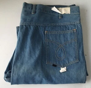 Vtg Key Denim Jeans Talon 42 Zipper New Old Stock Mens Size 50x34 Big & Tall - Picture 1 of 12