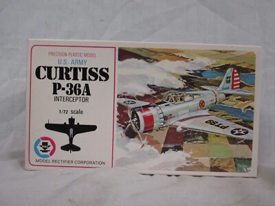 MRC #3005-69 Curtiss P-36A Interceptor Model Kit - Image 1 of 4