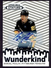 2022-23 Upper Deck Allure Samuel Poulin Wunderkind Autograph Auto