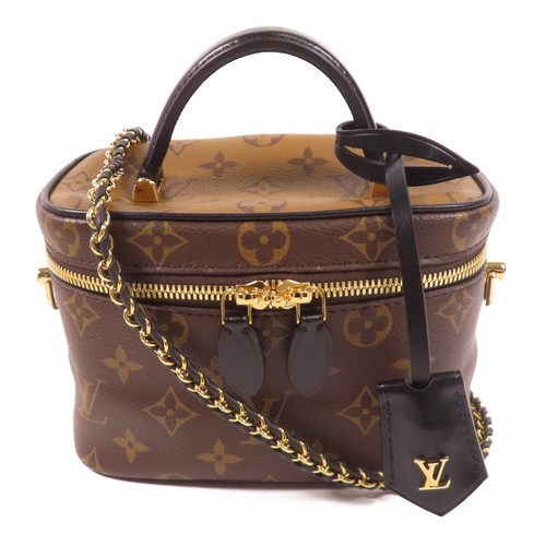 LOUIS VUITTON（LV） Borsa a tracolla Louis Vuitton LV GHW Vanity PM 2 vie M45165 monogramma retro marrone