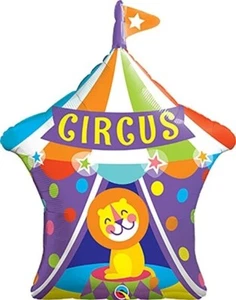 Globo de Lámina 36" Big Top Circo León - Qualatex Suministro de Fiesta Decoración - Imagen 1 de 1