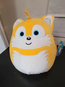 Squishmallow x Sonic the Hedgehog - Tails 10" Inch NWT - BRAND NEW - Picture 1 of 3