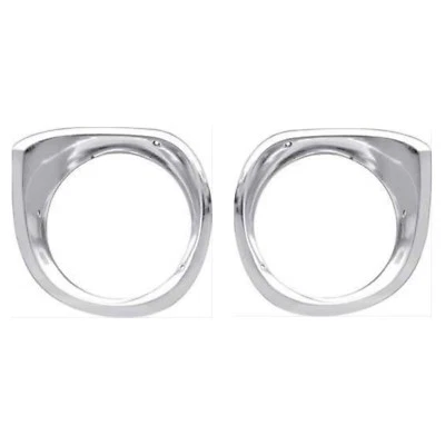 Juego de bisel de faro reproducción OER para modelos Chevrolet II Nova 1962-1964 Foto 1 de 3