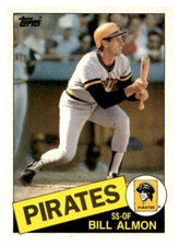 1985 Topps Traded 2T Bill Almon   Pittsburgh Pirates  Baseball Card