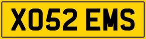 X EM EMS EMMA EMA EMMAS NUMERIC THEME PRIVATE REGISTRATION NUMBER PLATE XO52 EMS - Picture 1 of 4