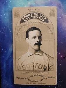 John Clarkson Sporting news Long Cut Style Art Card Super Rare!