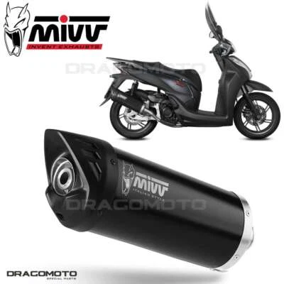 Scarico HONDA SH 300 2019 2020 MIVV Mover Nero - Immagine 1 di 4