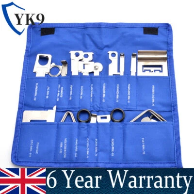 38 PCS Professional Car Radio Cd Removal Tool Set Stereo Head Unit Removing Keys - Image 1 of 4