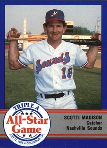 1989 Triple A All-Stars ProCards #AAA2 Scotti Madison