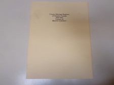 Brant County Marriage Registers of Ontario 1858-1869 Genealogy