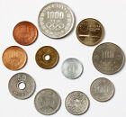 Münzsammlung Japan 11 Münzen 3 davon aus Silber 1000 bis 1 Yen 1955 - 2002