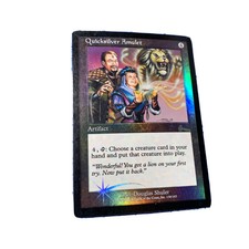 1x Mtg Quicksilver Amulet Urza’s Legacy Foil LP Free Shipping