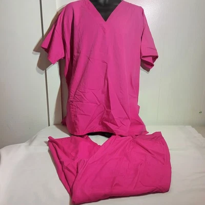Conjunto Médico UA Rosa Top e Parte Inferior Para Mujer Talla 3XL XXXL Foto 1 de 4