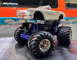 2004 Tamiya RC 1:10 “Clod-Vette” Super Clod Buster 4x4x4 Assembled LOSI Motors - Picture 1 of 24