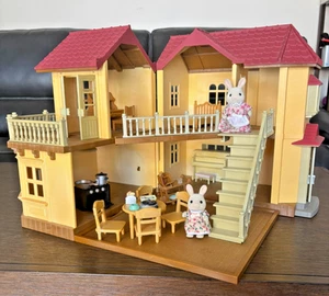 Calico Critters CC2085 Luxury Townhome 2010 100% complete Ultra Rare Slyvanian - Picture 1 of 20