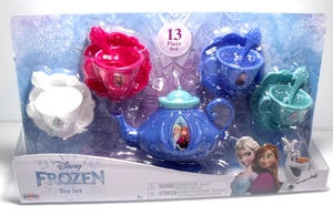 Disney Frozen Elsa & Anna Mini 13 Pcs Tea Set New - Picture 1 of 4