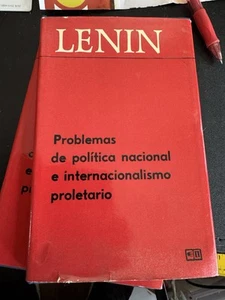 VINTAGE LENIN Book 1970 SPANISH Progress Publishers Communist USSR - Picture 1 of 13