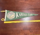 Vintage Kansas City Felt Pennant Souvenir Heart of America Liberty Memorial