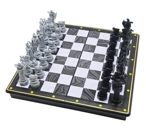 Harry Potter Chess Set, Magnetic Foldable Chess Board, 32 Pieces, Family Game - Picture 1 of 6