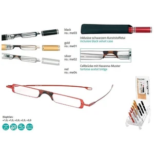 Gafas gafas de emergencia U-Hotsteggs Microeyes ayuda de lectura de alta calidad + 1,0 + 1,5.  Salida - Imagen 1 de 2