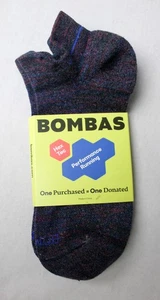 Bombas Men's Hex Tec Performance Running Socks BM7 Purple Large NWT - Picture 1 of 4