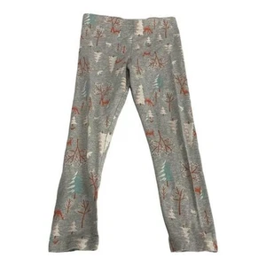 Carters Kid Girls Gray Woodland Print Leggings 6/6X Cotton Blend - Picture 1 of 4