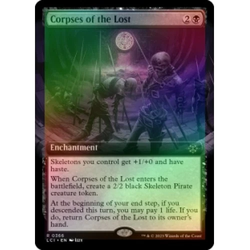 Foil Corpses Of The Lost (extended Art) X4 M/NM MTG The Lost Caverns Of Ixalan - Image 1 of 1